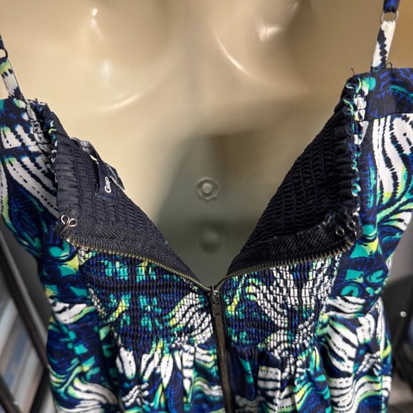 GAP Blue & Green Tropical Print Sundress - Picture 5 of 5